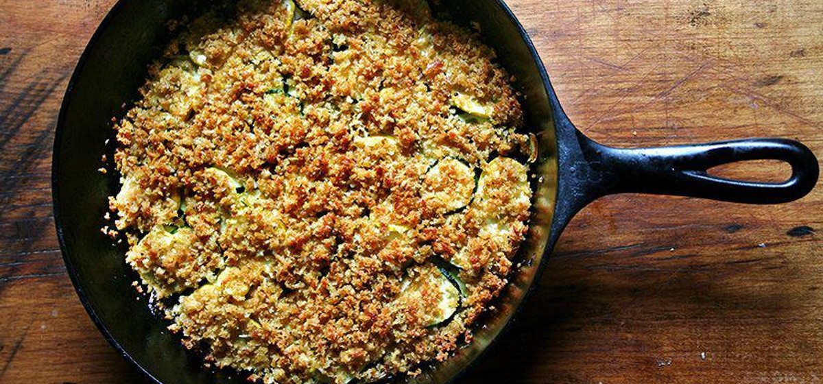 Summer Squash and Onion Gratin Recipe | SideChef