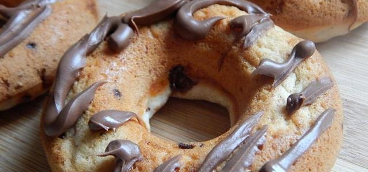 Chocolate Chip Banana Nutella Donuts Recipe | SideChef