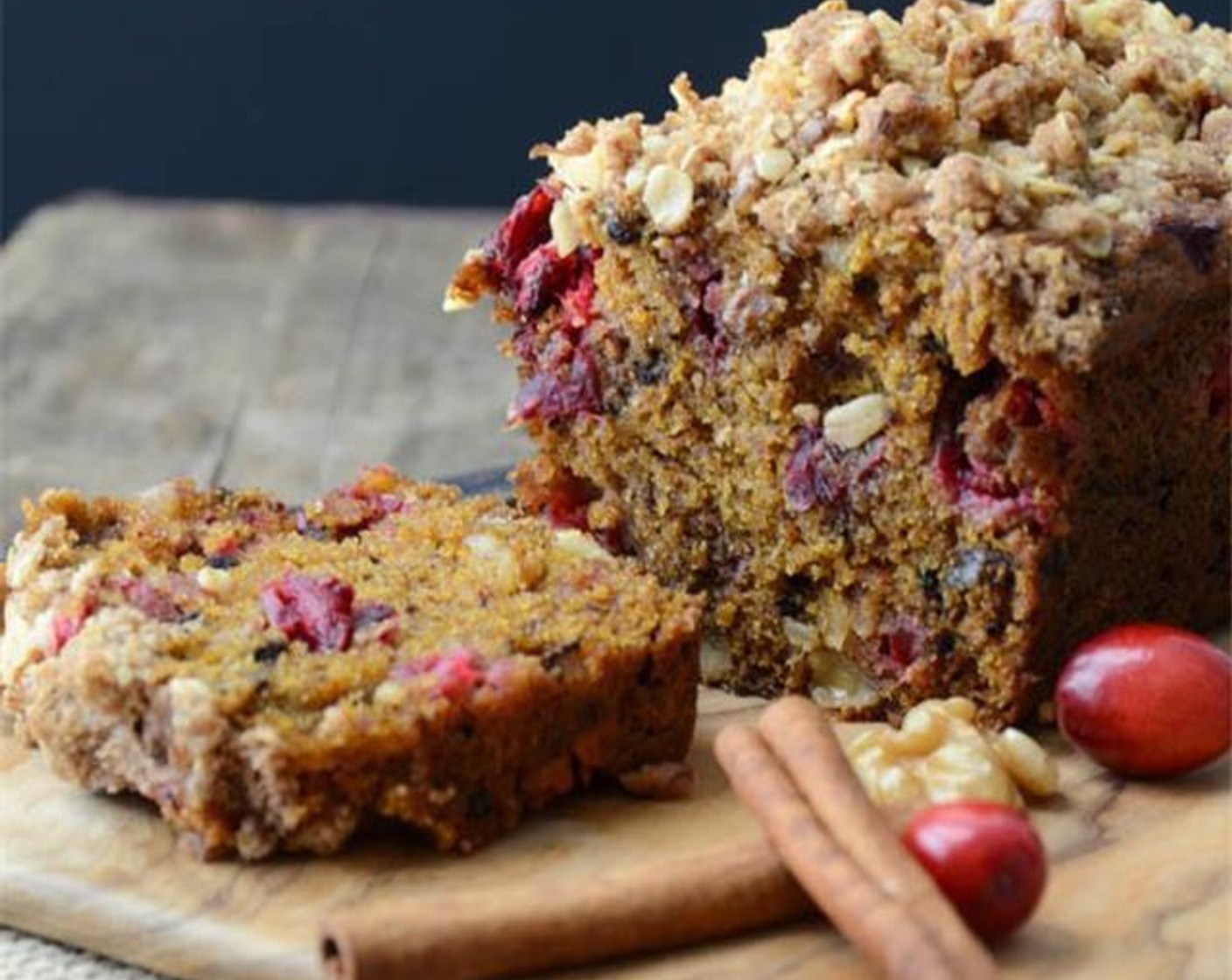 Cranberry Nut Pumpkin Loaves