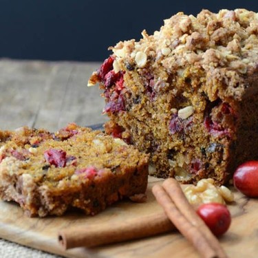 Cranberry Nut Pumpkin Loaves Recipe | SideChef