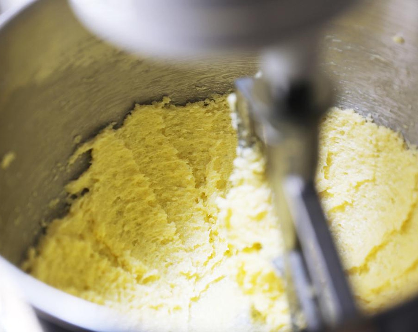 step 2 In the bowl of a stand-mixer, cream Unsalted Butter (1 cup) and Granulated Sugar (1 cup) until pale and smooth, about 3 minutes.