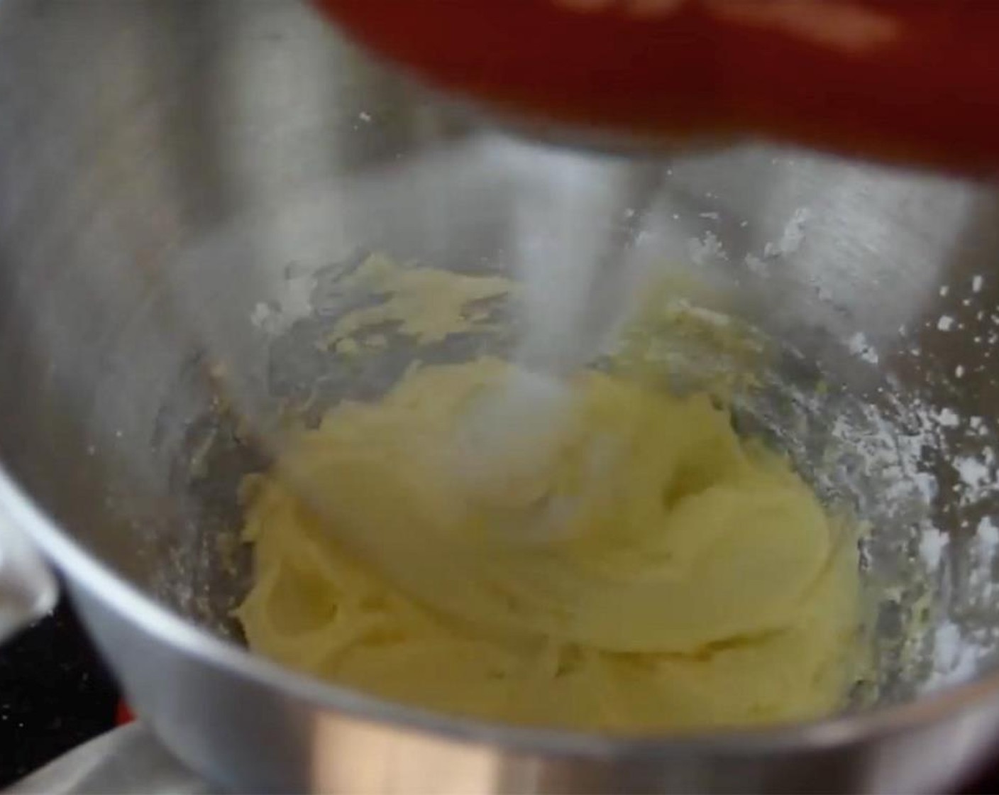 step 2 In a mixing bowl, lightly cream Unsalted Butter (4 Tbsp) and Powdered Confectioners Sugar (1/2 cup) until light and pale.