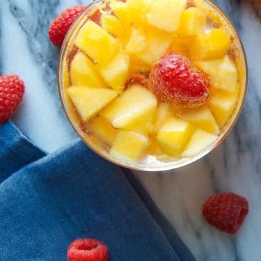 Peach Melba Sangria Recipe | SideChef