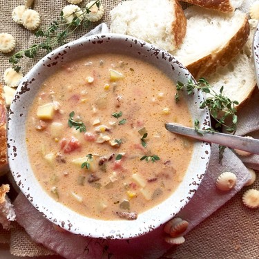 New Manhattan Clam Chowder Soup Recipe | SideChef