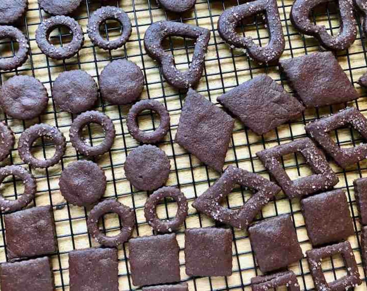 step 12 Let cool on baking sheets. Repeat process with scraps (if necessary, chill the dough again before punching out shapes).