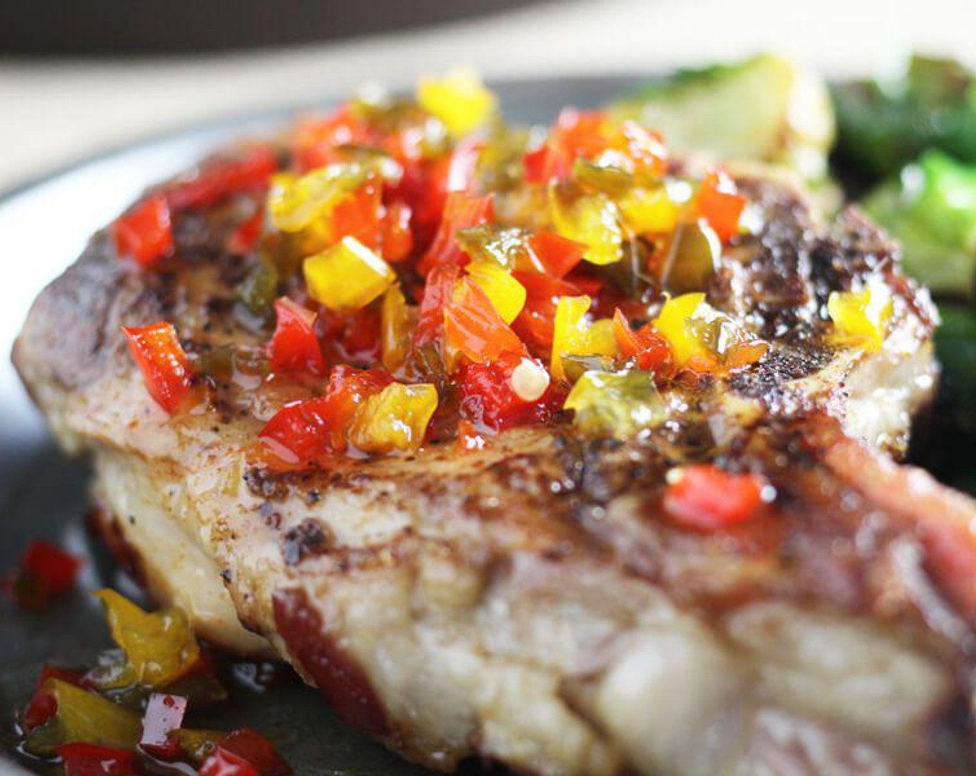 Pepper Jelly Skillet Pork Chops