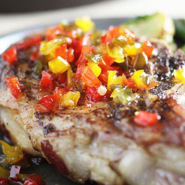 Pepper Jelly Skillet Pork Chops Recipe | SideChef