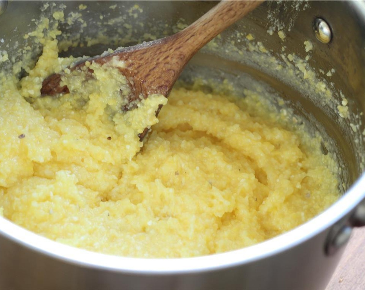 step 9 Prepare the Polenta Grits (1 cup) according to the instructions on the package.