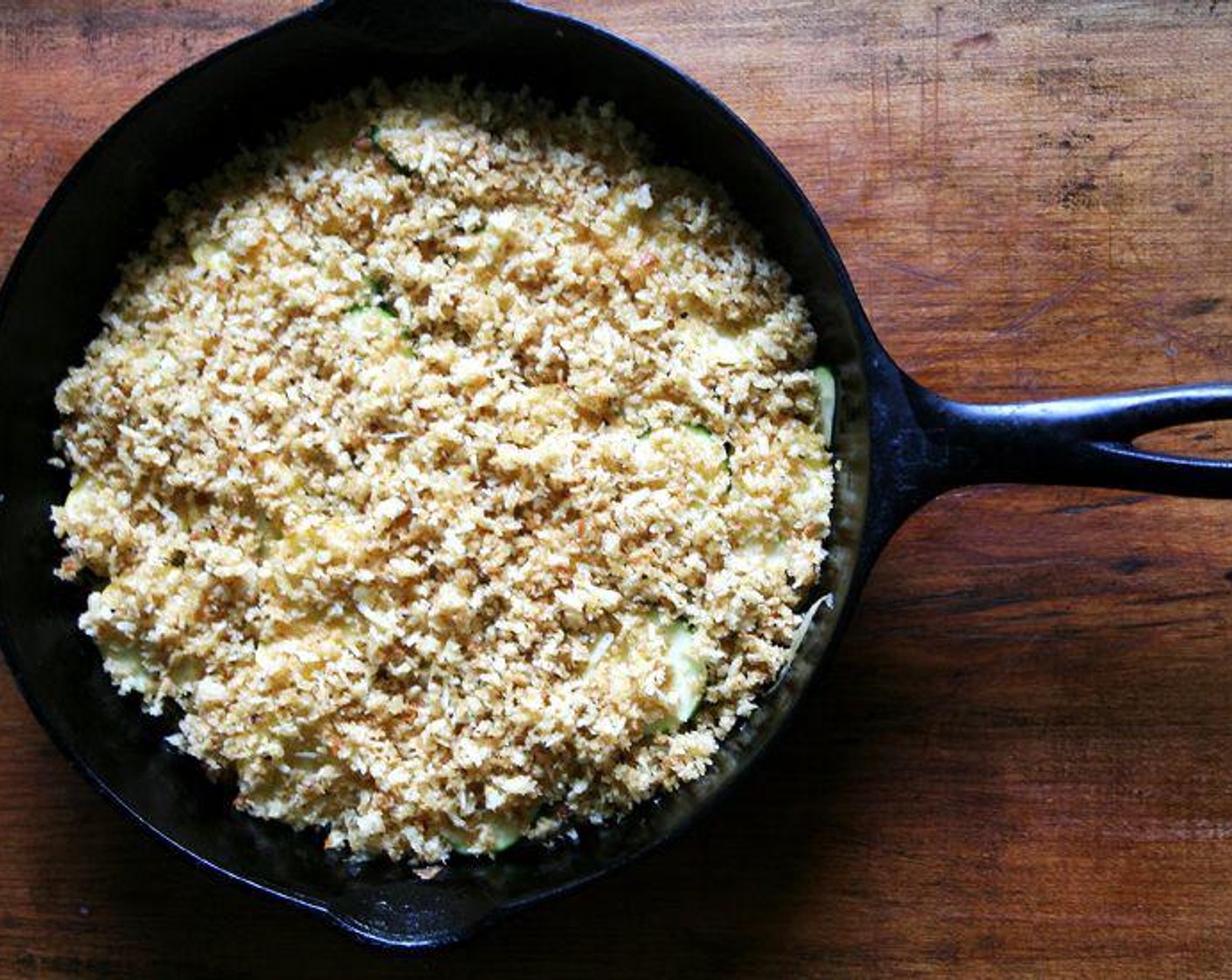 step 5 Top with breadcrumb mixture.