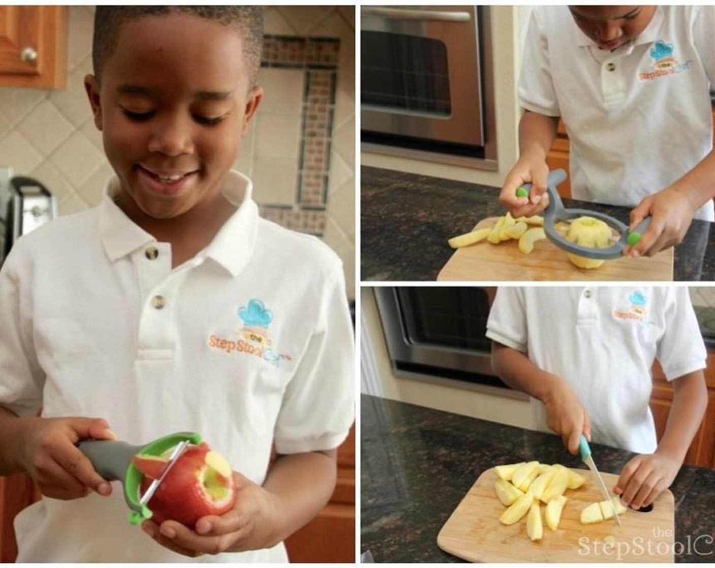 step 2 Peel, core, and dice the Apples (5).