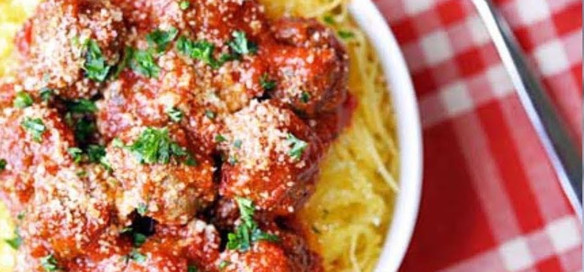 Spaghetti Squash & Meatballs Recipe SideChef