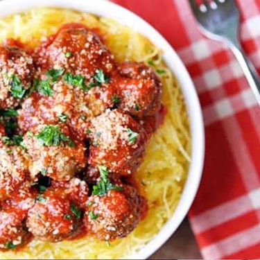 Spaghetti Squash & Meatballs Recipe | SideChef