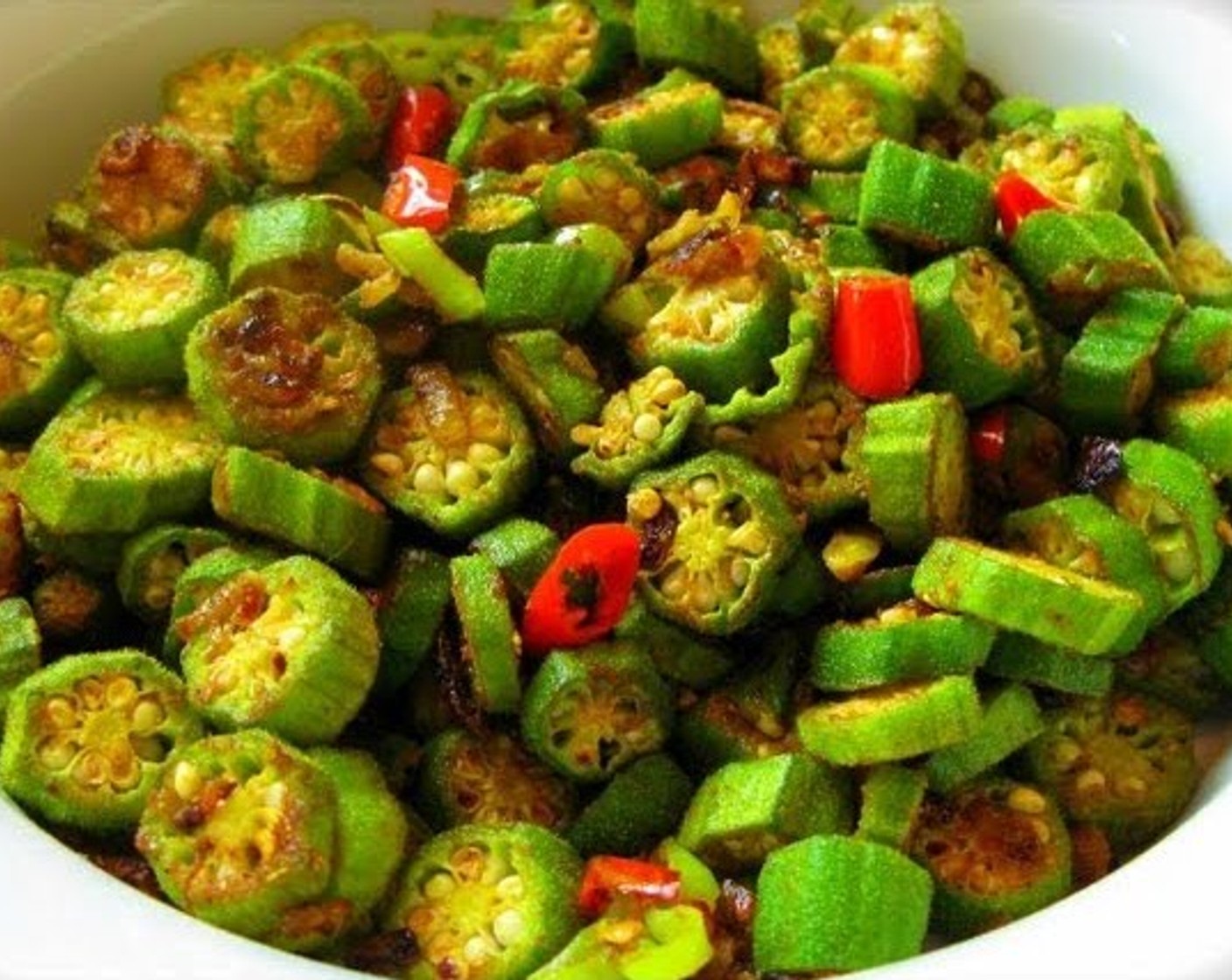 Stir-Fried Curry Okra