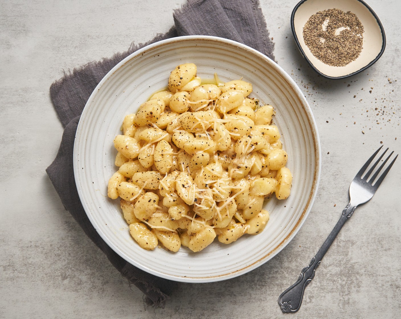 Cacio e Pepe Potato Gnocchi