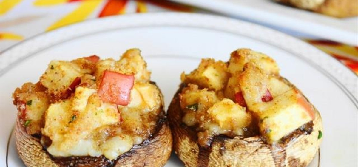 Apple Gruyere Stuffed Mushrooms Recipe | SideChef