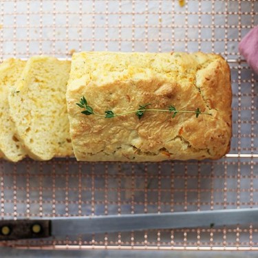 Cheddar Thyme Quick Bread Recipe | SideChef