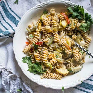 Easy Chickpea Pasta Primavera Recipe | SideChef