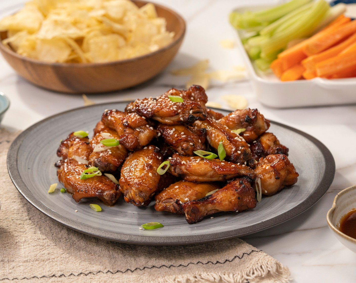 Air-Fried Teriyaki Chicken Wings