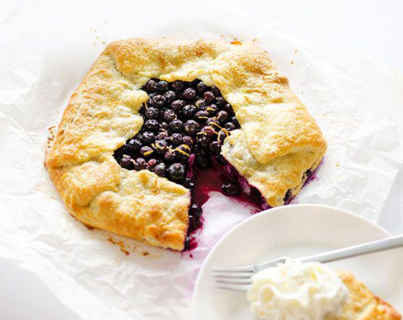 Ricotta Blueberry Galette