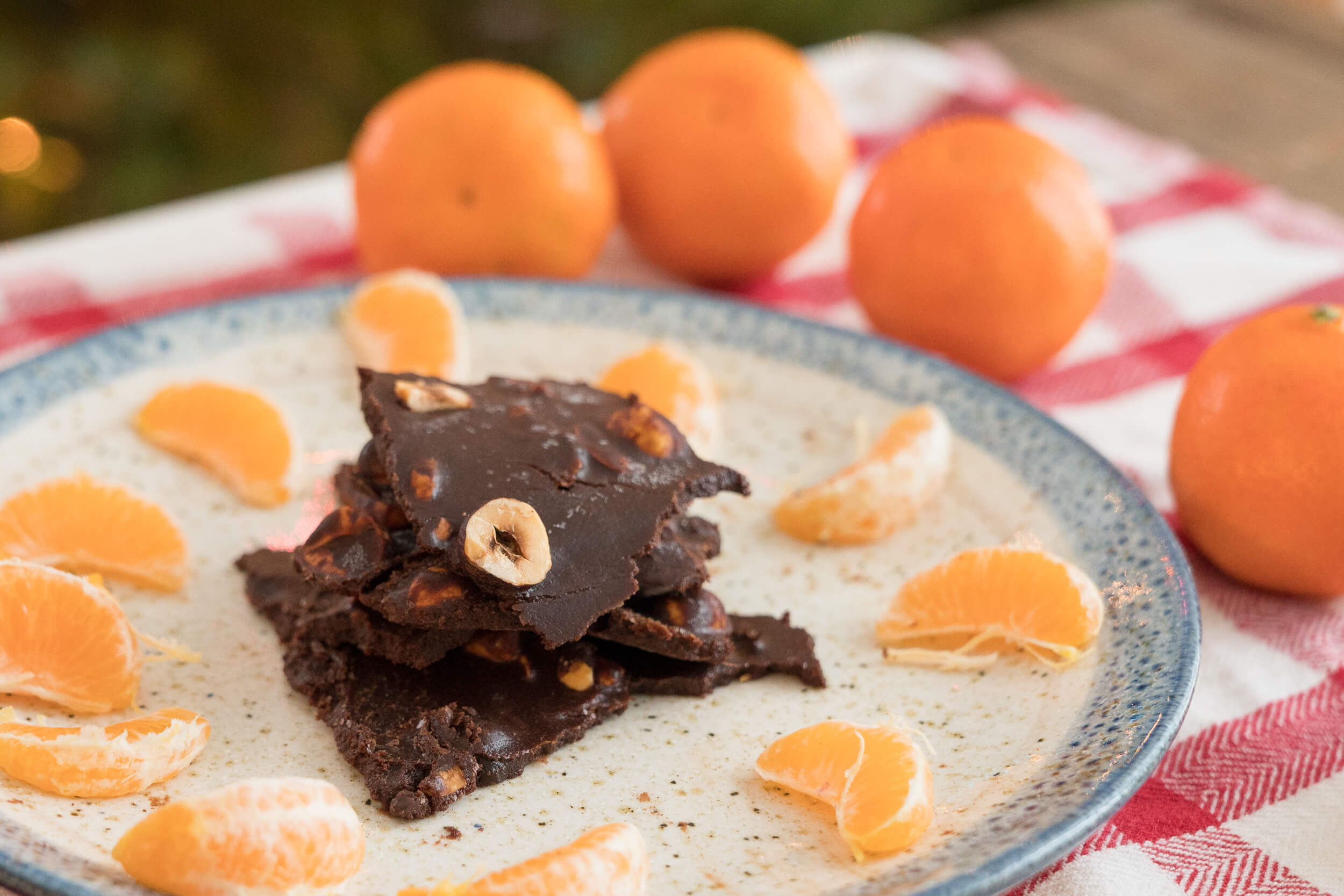 Orange Hazelnut Dark Chocolate Bark Recipe | SideChef