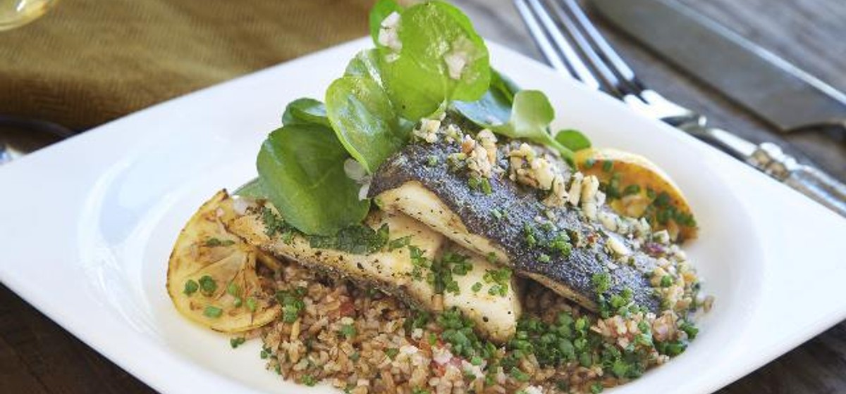 Idaho Trout with Salsa Verde Tabouleh Recipe | SideChef