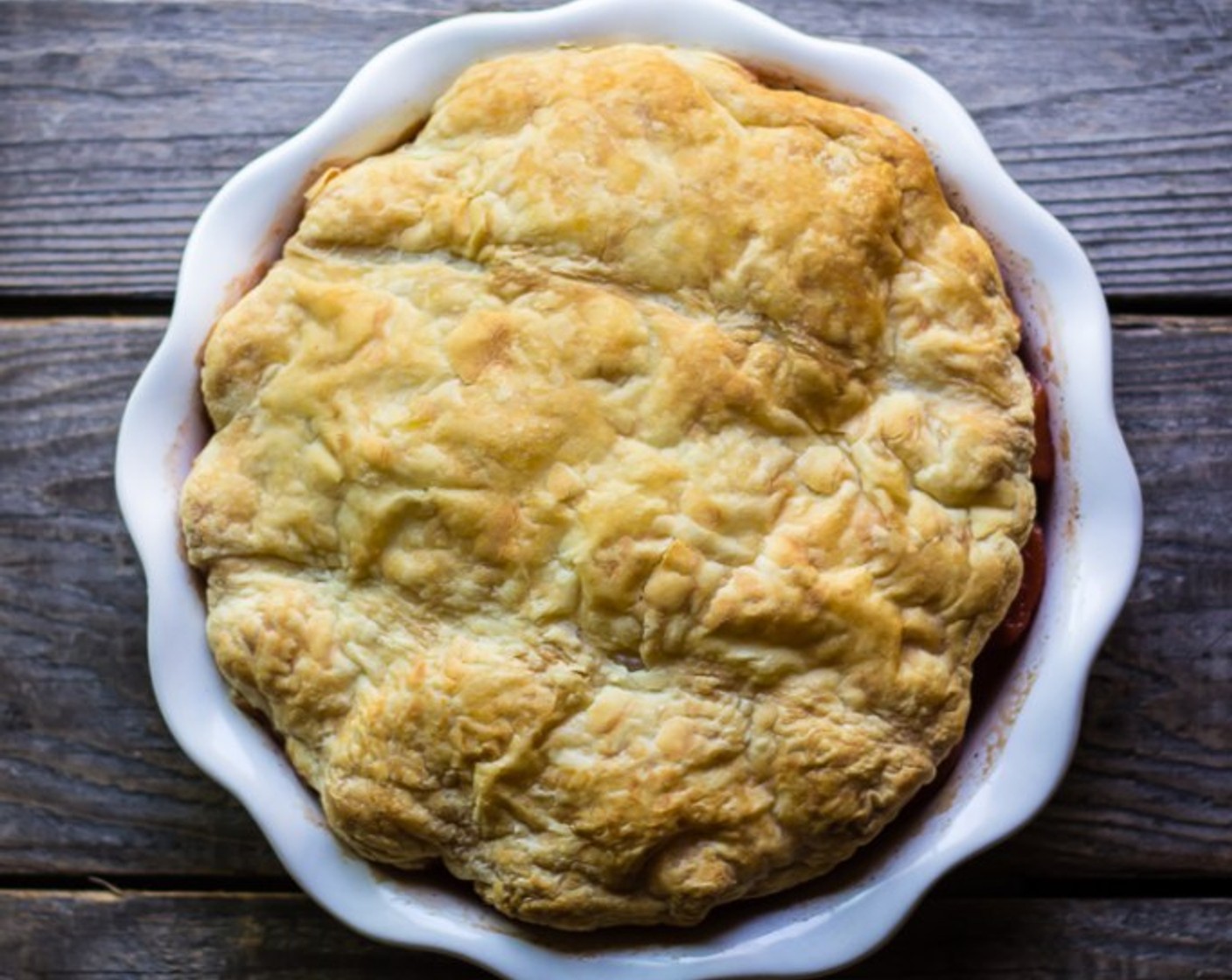 step 11 Bake the tart for about 35-40 minutes until the puff pastry has turned golden brown and fully cooked.