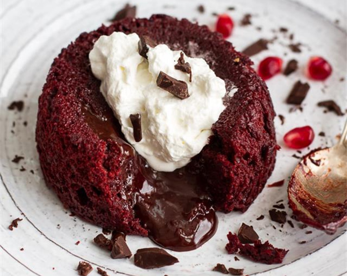 Red Velvet Lava Cakes