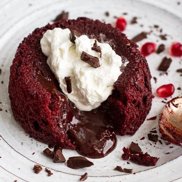 Red Velvet Lava Cakes Recipe | SideChef