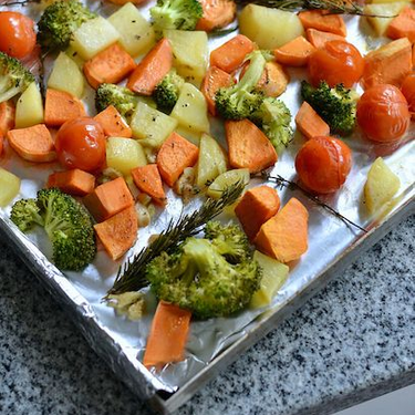 Honey Garlic Roasted Vegetables Recipe | SideChef
