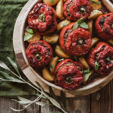 Cauliflower Rice Stuffed Peppers Recipe | SideChef