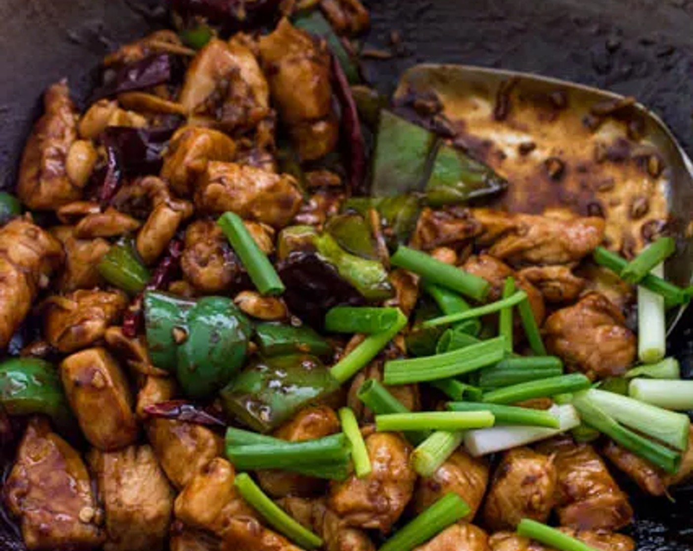 step 8 Turn off the heat and add the Scallions (2 stalks).