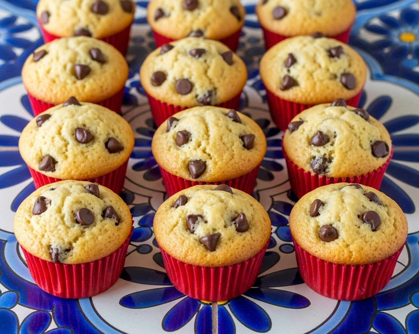Authentic Mexican Chocolate Chip Mantecadas (Fluffy Vanilla Cupcakes)