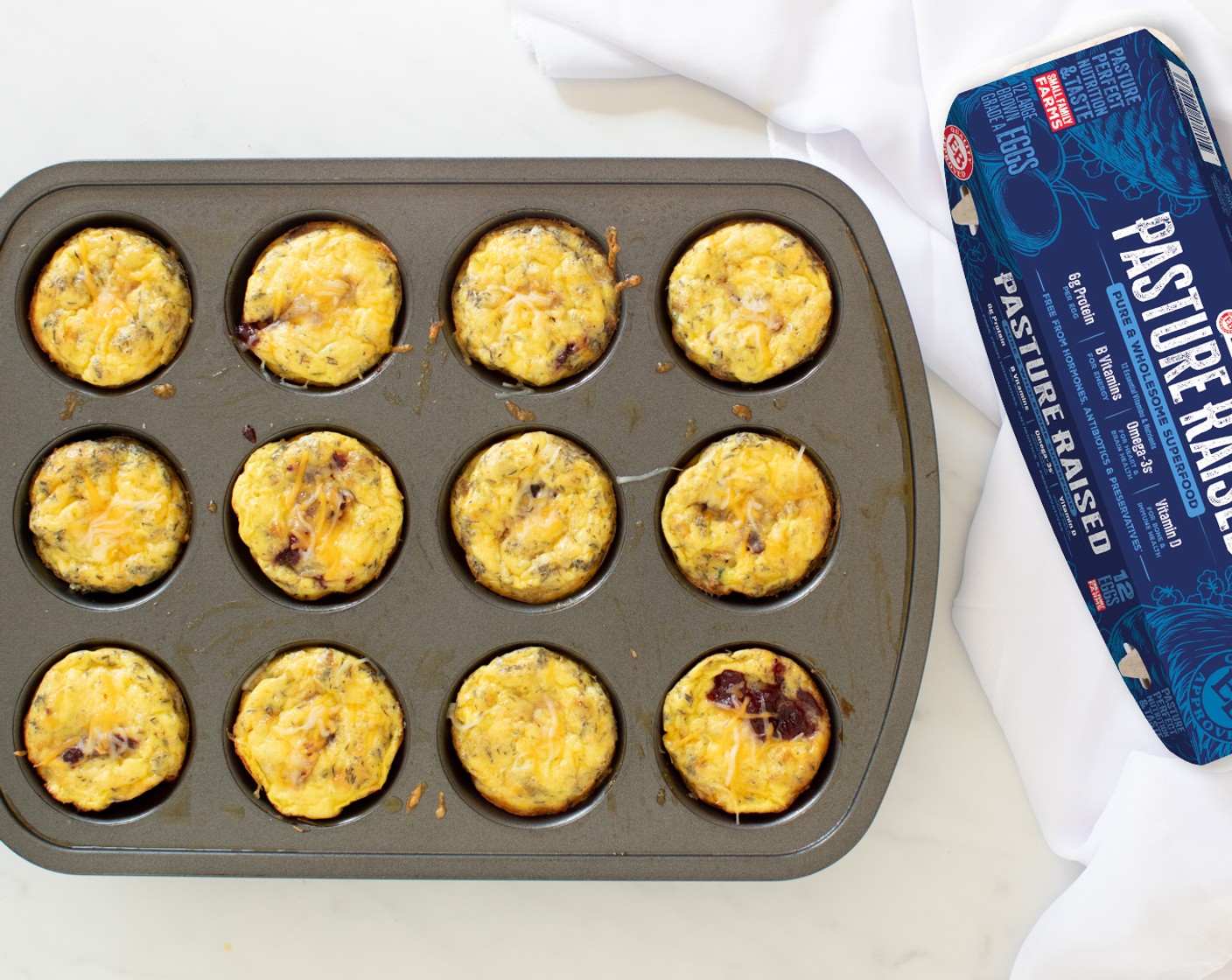 step 7 Place in oven and bake for approximately 15 minutes until eggs are set.