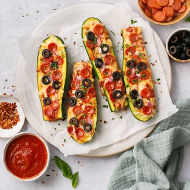 Pizza Stuffed Zucchini Boats Recipe | SideChef