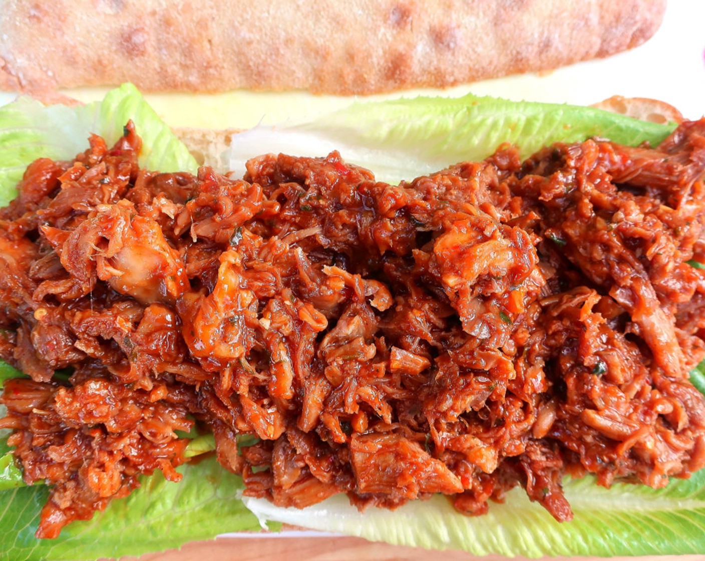 step 10 Top with the shredded pork.