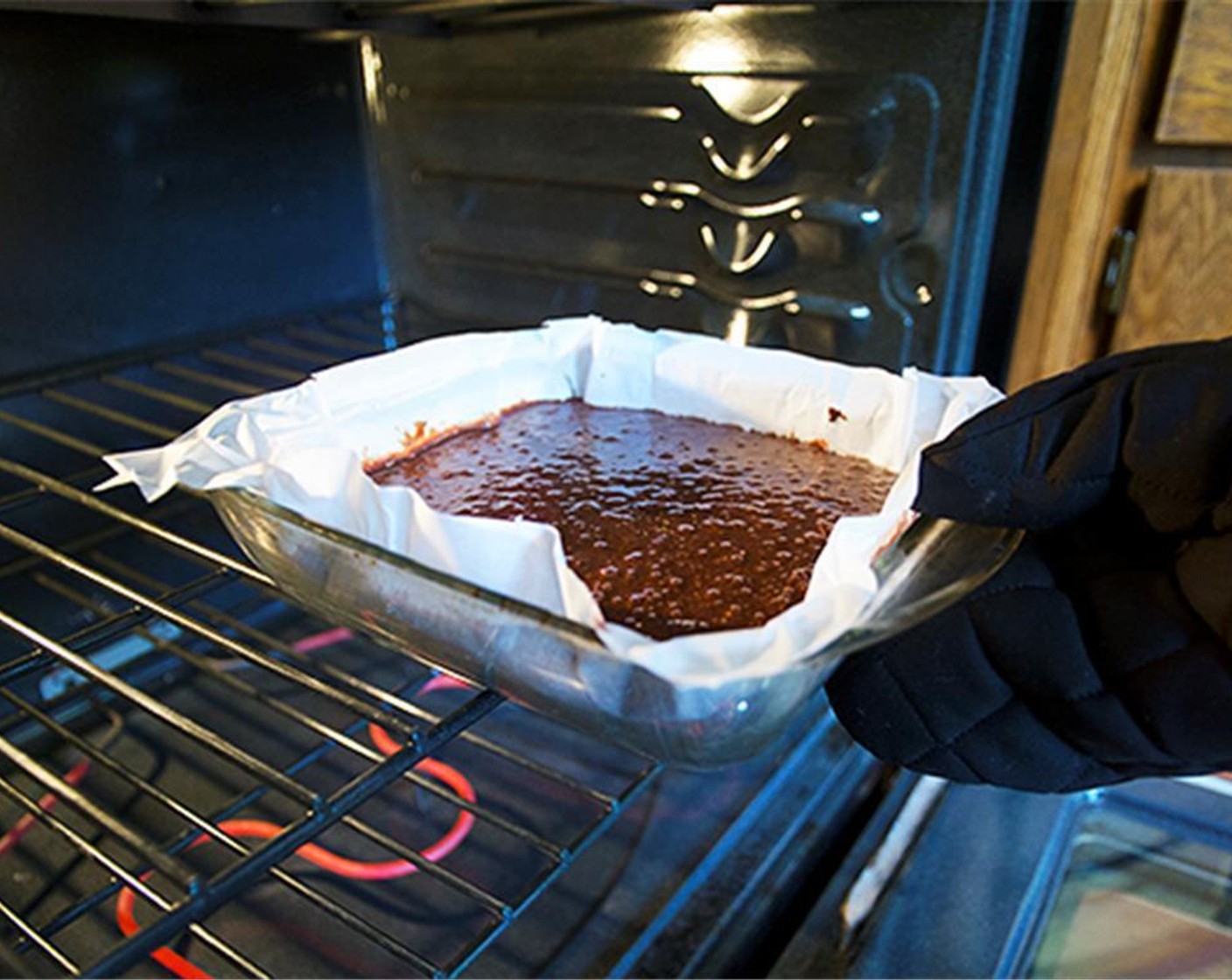 step 6 Transfer batter to pan and bake. Check periodically with a toothpick until it comes out clean. Cool completely on a wire rack.