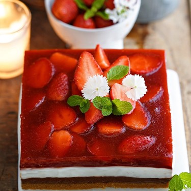 Chocolate Coconut Strawberry Tart Recipe | SideChef
