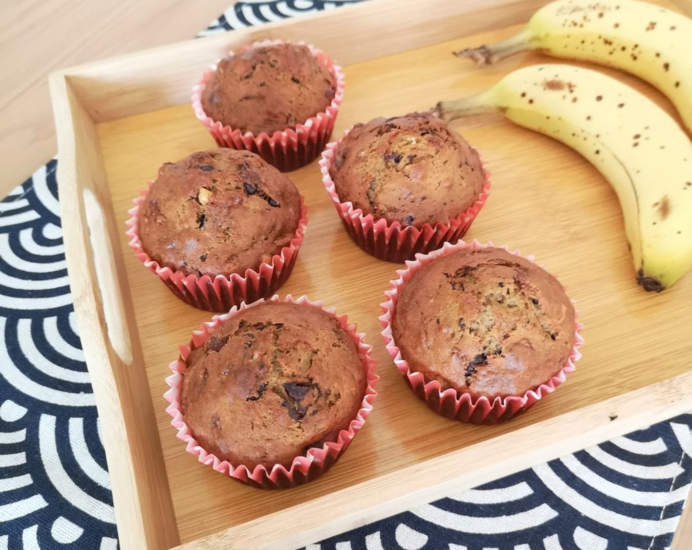 Dark Chocolate Banana Muffin