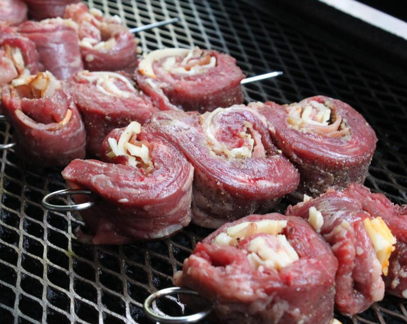 step 6 Preheat grill. Grill pinwheels on a hot grill for about 5 minutes. Flip, and cook to the desired temperature.