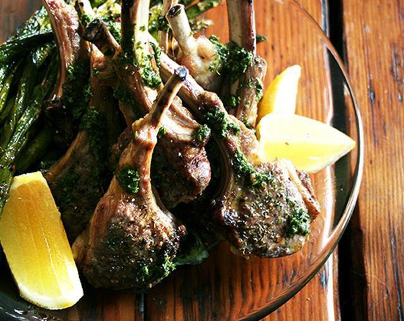 Broiled Lamb Chops with Nigella's Mint Sauce