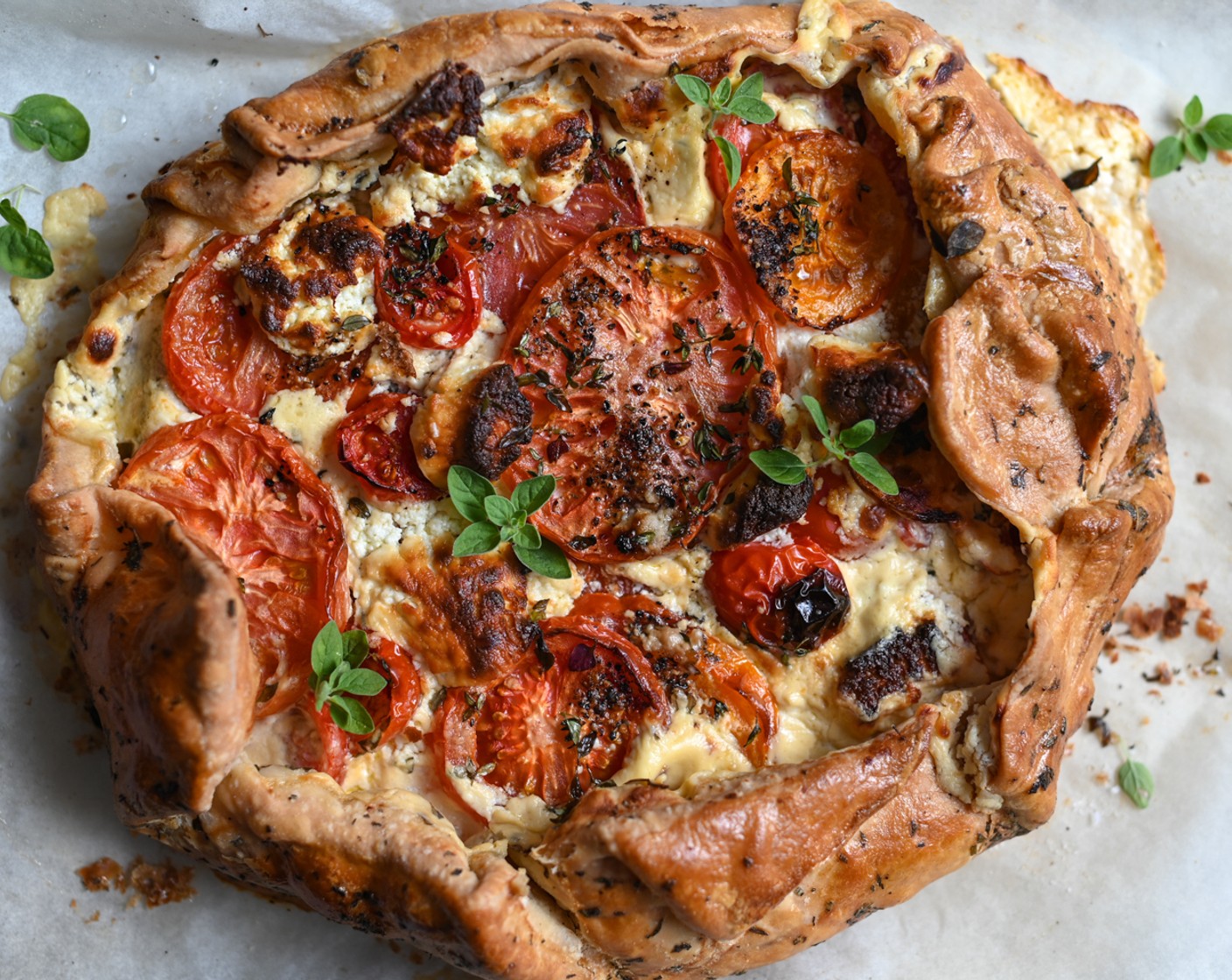 Tomato and Ricotta Galette