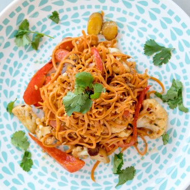 Sweet Potato Veggie Pad Thai Recipe | SideChef