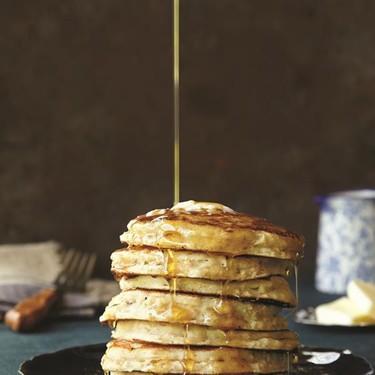 Oatmeal Buttermilk Pancakes Recipe | SideChef