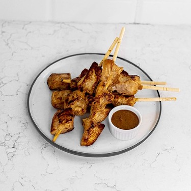 Thai-Style Chicken Skewers with Peanut Sauce Recipe | SideChef