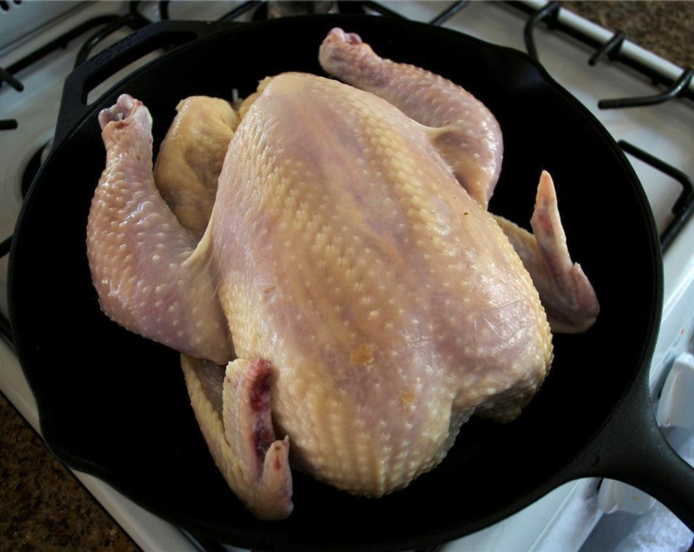 step 3 Rinse the chicken and pat dry. Allow to thaw if needed.