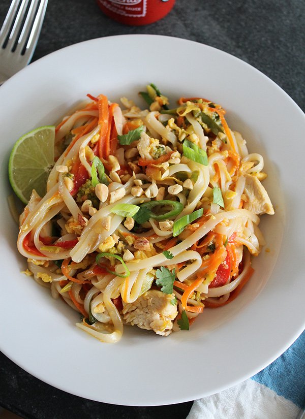 CleanOuttheFridge Pad Thai Recipe SideChef