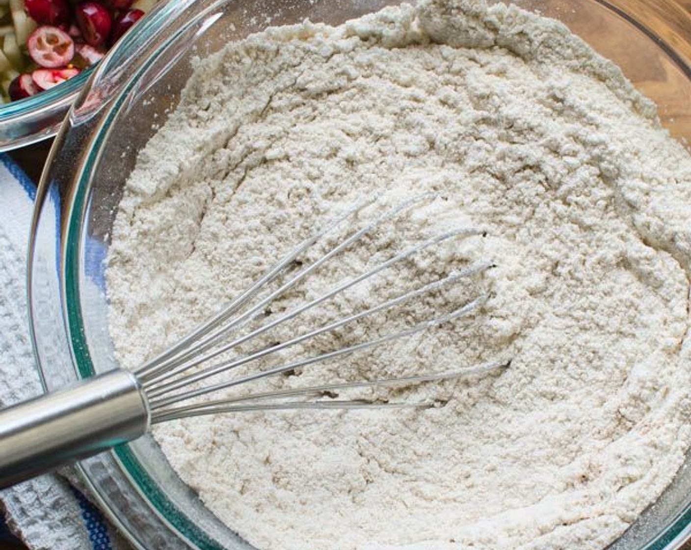 step 6 In a medium bowl whisk together the All-Purpose Flour (2 1/2 cups), Baking Powder (2 tsp), Baking Soda (1/2 tsp), Granulated Sugar (1 cup), Ground Cardamom (1/2 tsp), Ground Allspice (1/2 tsp), Simply Organic Cinnamon, Ground (1 tsp) and Kosher Salt (1 tsp).