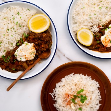 Vegetable Masala Curry with Basmati Rice Recipe | SideChef