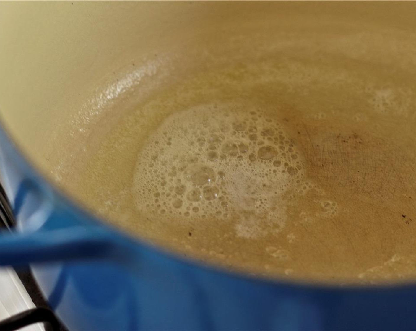 step 2 Melt the Butter (1 Tbsp) a pan over medium heat and swirl it to coat the pan.