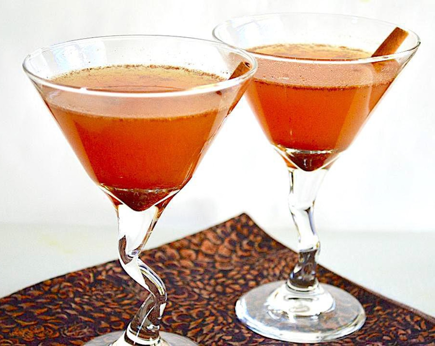 Spiced Apple Brandy Cocktail